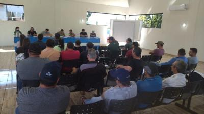 Conselho Municipal de Desenvolvimento Rural Sustentável em Porto Barreiro elege novos conselheiros e realiza reunião com produtores